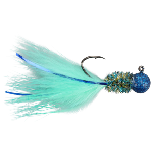 Image of Crappie Killer Marabou Jigs | Blue Minnow; 1/8 oz.