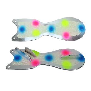 Image of Dreamweaver Spin Doctor Flasher | Chrome Crush Glow Wonderbread; 10 in.