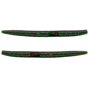 Image of Yamamoto Original Senko Worms | Watermelon w/ Red/Green Flake; 5 in.