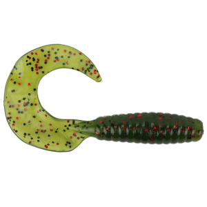 Image of Mister Twister Fat Curly Tail Grub | Watermelon Red; 5 in.