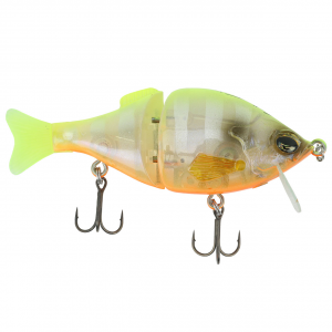 Image of Geecrack Gilling Twister 75HF Swimbait | Chartreuse Back Pearl