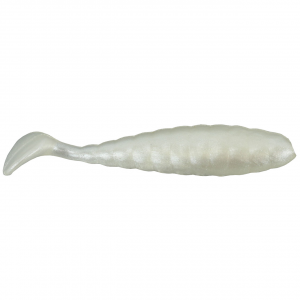 Image of Mister Twister Sassy Grub | White Pearl; 3 in.