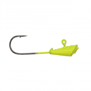 Image of Leland's Lures Crappie Magnet Jig Heads | Chartreuse; 1/32 oz.