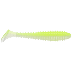 Image of Keitech Fat Swing Impact | Chartreuse Back Pearl; 4.8 in.