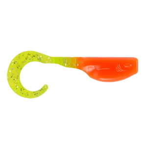 Image of Leland's Lures Slab Curly Soft Baits | Candy Corn