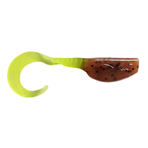 Image of Leland's Lures Slab Curly Soft Baits | Pumpkin Pie