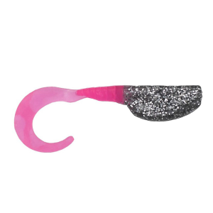 Image of Leland's Lures Slab Curly Soft Baits | Enid-Pink