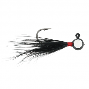 Image of Leland's Lures Pop Eye Jig | Black; 1/64 oz.