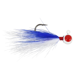 Image of Leland's Lures Pop Eye Jig | Blue-White; 1/32 oz.