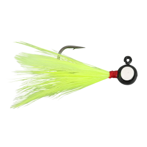 Image of Leland's Lures Pop Eye Jig | Chartreuse; 1/16 oz.