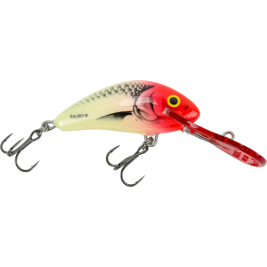 Image of Salmo Floating Hornet Crankbait | Red Headed Hooker; 2 in.