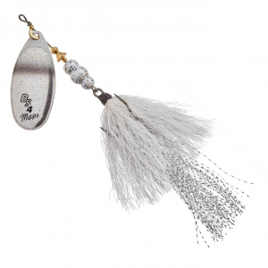 Image of Mepps Bronze Slammer | Silver-Pearl Shad; 1/3 oz.