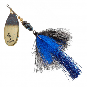 Image of Mepps Bronze Slammer | Gold-Black & Blue; 1/4 oz.