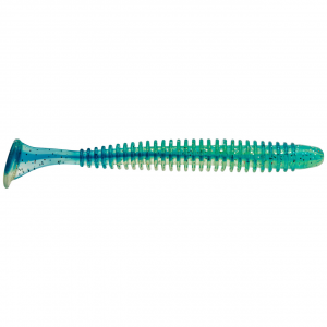 Image of Mister Twister Sassy Swimmer | Chartreuse Shad; 4 in.