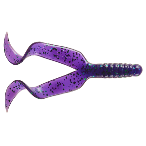Image of Mister Twister Double Tail Grub | Junebug; 4 in.