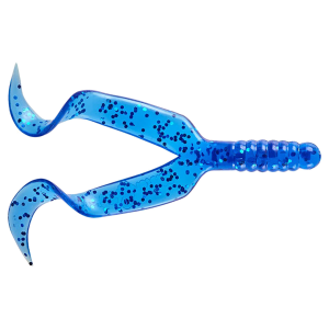Image of Mister Twister Double Tail Grub | Sapphire Blue; 4 in.