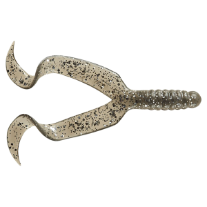Image of Mister Twister Double Tail Grub | Smoke Flake; 4 in.
