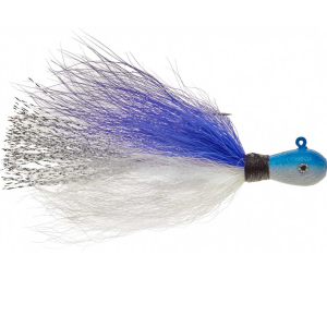 Image of Mepps Bucktail Jig | Blue-White; 1/2 oz.
