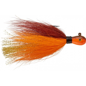 Image of Mepps Bucktail Jig | Brown-Orange; 1/8 oz.