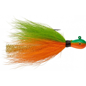 Image of Mepps Bucktail Jig | Chartreuse-Orange; 3/8 oz.