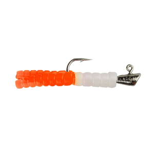 Image of Leland's Lures Trout Magnets | White/Orange; 1 1/8 in.