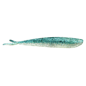 Image of Lunker City Fin-S-Fish | Emerald Ice; 4 in.
