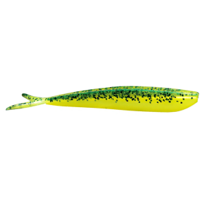 Image of Lunker City Fin-S-Fish | Chartreuse Pepper Shad; 4 in.