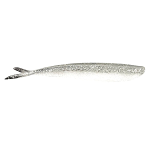 Image of Lunker City Fin-S-Fish | White Lightning; 4 in.