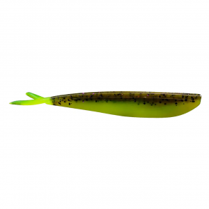 Image of Lunker City Fin-S-Fish | Big Fish-Chartreuse Tail; 4 in.