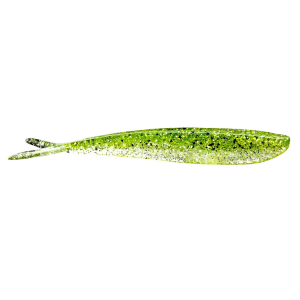 Image of Lunker City Fin-S-Fish | Chartreuse Ice; 3 1/2 in.