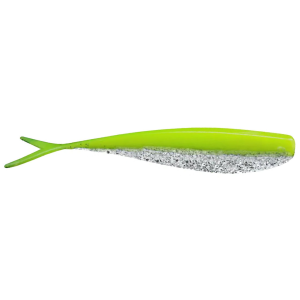 Image of Lunker City Fat Fin-S-Fish | Chartreuse Silk Ice