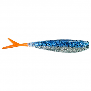 Image of Lunker City Fat Fin-S-Fish | Blue Ice-Fire Tail