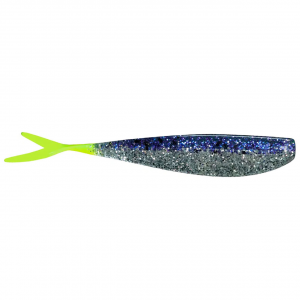 Image of Lunker City Fat Fin-S-Fish | Purple Ice-Chartreuse Tail