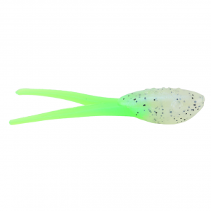 Image of ATX Lure Company Wicked Shad | ATX Milk/Green Tail; 1 1/2 in.