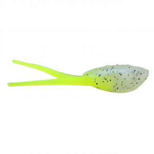 Image of ATX Lure Company Wicked Shad | ATX Milk/Chartreuse Tail; 1 1/2 in.