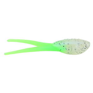 Image of ATX Lure Company Wicked Shad | ATX Milk/Green Tail; 2 1/4 in.