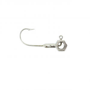 Image of Leland's Lures Crappie Magnet Eyehole Brandon Smith Jig Head | Nickel; 1/16 oz.