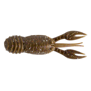 Image of Great Lakes Finesse Juvy Craw | Green Pumpkin Purple Copper Flake