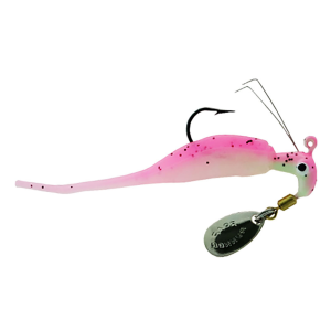 Image of Road Runner Slab Runner Weedless w/Baby Shad | Pink Phantom Glo; 1/16 oz.