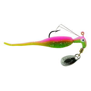 Image of Road Runner Slab Runner Weedless w/Baby Shad | Electric Chicken; 1/16 oz.