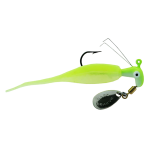 Image of Road Runner Slab Runner Weedless w/Baby Shad | Ghastly Minnow Glo; 1/8 oz.