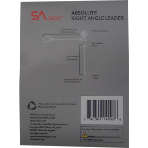 Image of Scientific Anglers Absolute Right Angle Nymph Leader | Clear; 3/4X