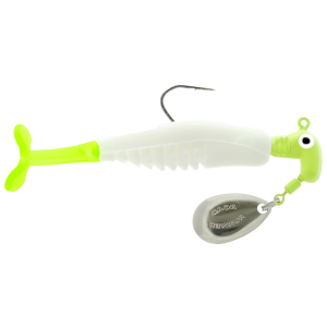 Image of Road Runner Crappie X-Tractor | Bone White/Chartreuse; 1/16 oz.