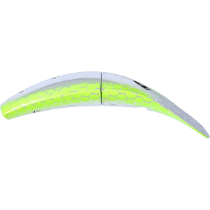 Image of Yakima Bait Spin-N-Fish 2-Pack | Silver Chartreuse Scale; 3 in.