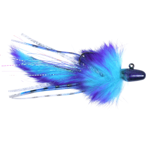 Image of Yakima Bait Twitcher Jig | Purple Head/Bright Blue/Purple; 3/8 oz.