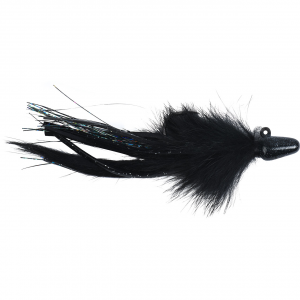 Image of Yakima Bait Twitcher Jig | Black Head/Black Body; 3/8 oz.