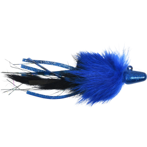 Image of Yakima Bait Twitcher Jig | Blue Head/Dark Blue Body/Black Tail; 1/2 oz.