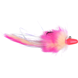 Image of Yakima Bait Twitcher Jig | Cerise Head/Peach/Cerise Body; 1/2 oz.