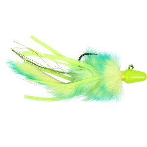 Image of Yakima Bait Twitcher Jig | Chartreuse/Mahi; 1/2 oz.