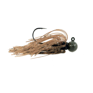Image of Missile Baits Ike's Micro Football Jig | Green Pumpkin; 3/8 oz.
